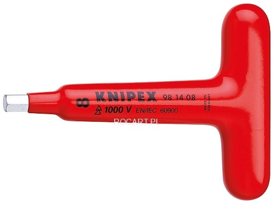 Knipex 98 14 06 Wkrętak do śrub z gniazdem sześciokątnym VDE 98 14 06