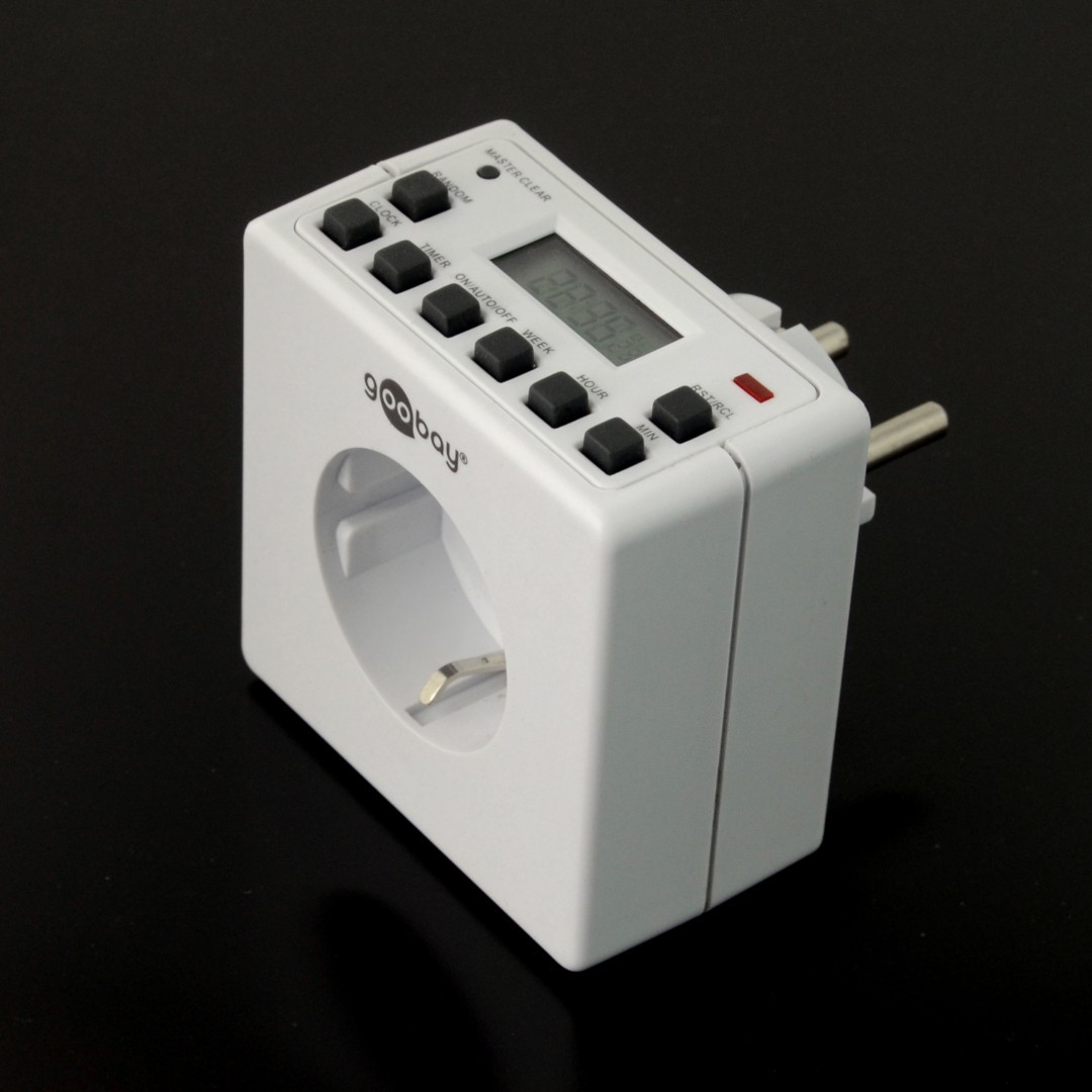 Programator czasowy cyfrowy 230V 3600W - Goobay GOB-12047