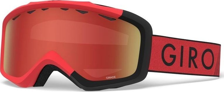 Giro Gogle zimowe GRADE RED BLACK ZOOM szyba AMBER SCARLET 41% S2 305507-uniw