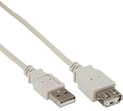 InLine 34650 X USB 2.0 Verlaengerung, wtyczka do gniazda, typ A, 0,5 m Czarny 34650X