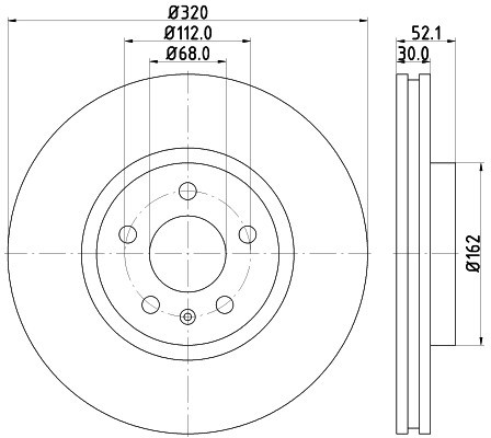 HELLA PAGID Tarcza hamulcowa PAGID 8DD355117-191