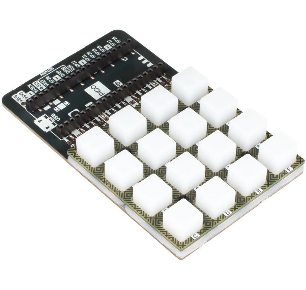 Raspberry Pi PiMoroni Pico RGB Keypad - klawiatura podświetlana do Pico - PiMoroni PIM-18874