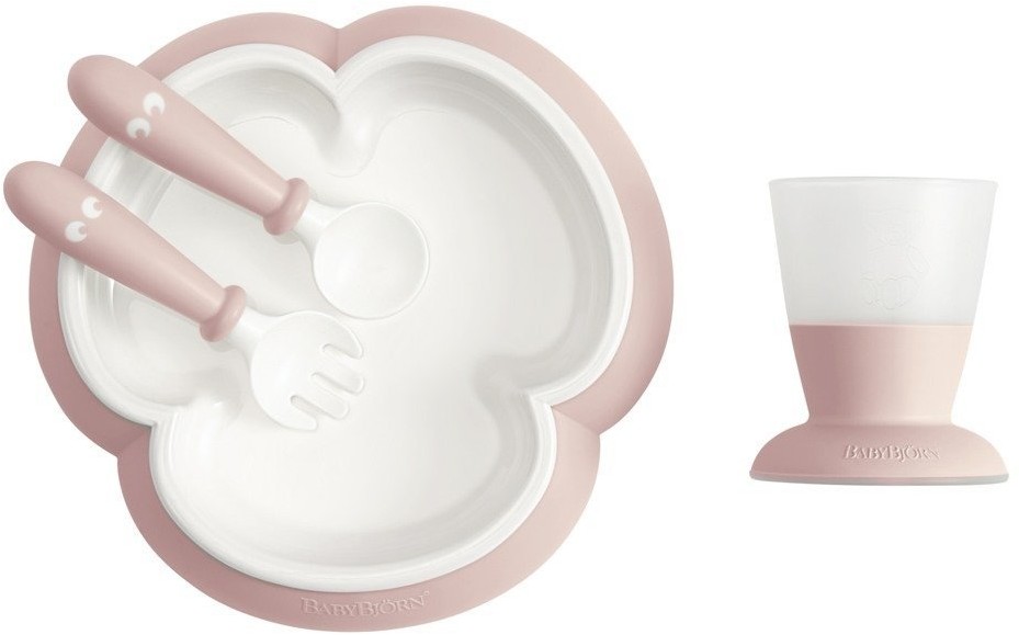 Baby Bjorn Zestaw do karmienia, Powder Pink