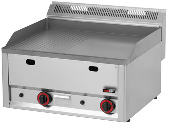 RedFox Płyta grillowa gazowa gładka oraz ryflowana 660 x 600 x 290 mm | FTHR-60-GL 00000525