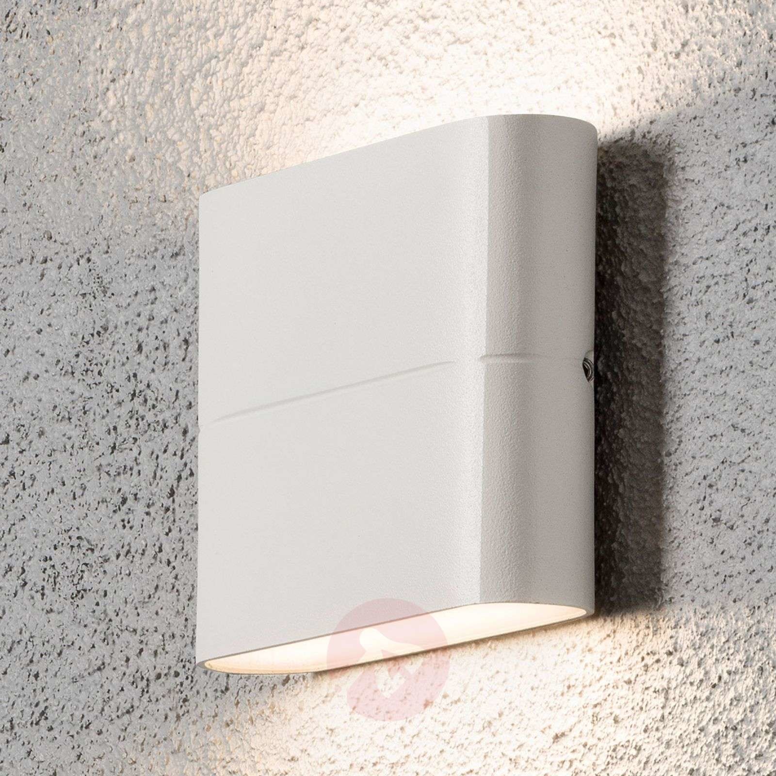 Konstmide Kinkiet zewnętrzny LED Chieri 11 cm biały