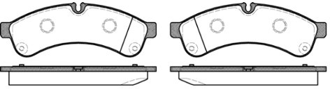 RoadHouse Zestaw klocków hamulcowych, hamulce tarczowe 21339.00