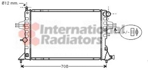 VAN WEZEL 37002293 chłodnica, chłodzenie silnika 37002293