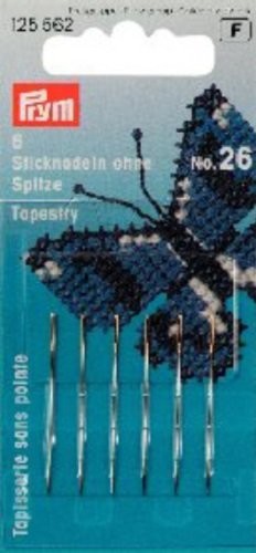 Prym igły do haftowania bez końcówki, ze złotym uchem PRYM_125562