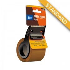 Tetis Taśma pakowa 48x25 brązowa ze zrywarką TET002