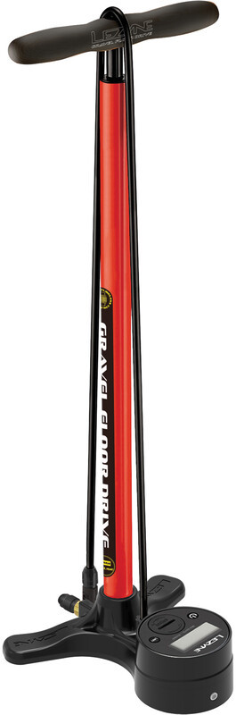 Lezyne Gravel Digital Drive Floor Pump, red 2021 Pompki podłogowe 452100029