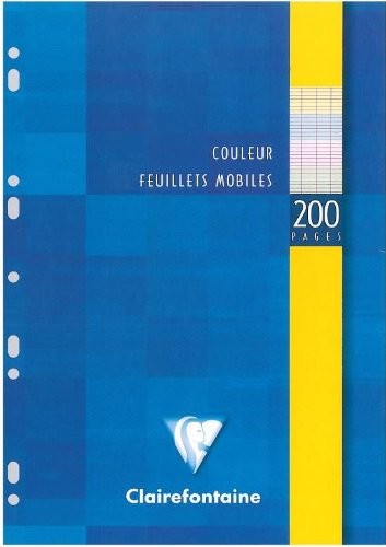 Clairefontaine A4 Seyes 100 arkuszy, linie, luźne, 200 stron (kolor) 17511