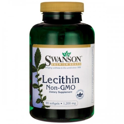 SWANSON Lecytyna (Lecithin) 1200mg - (90 kap)