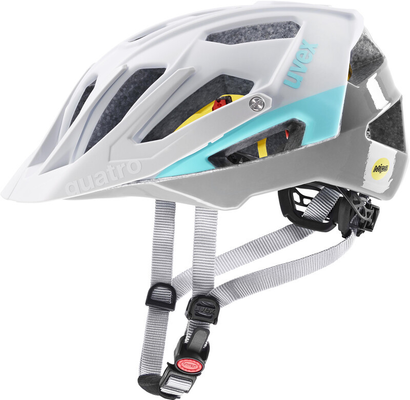 UVEX Quatro CC MIPS Helmet, white/sky 56-61cm 2021 Kaski rowerowe S4106100217