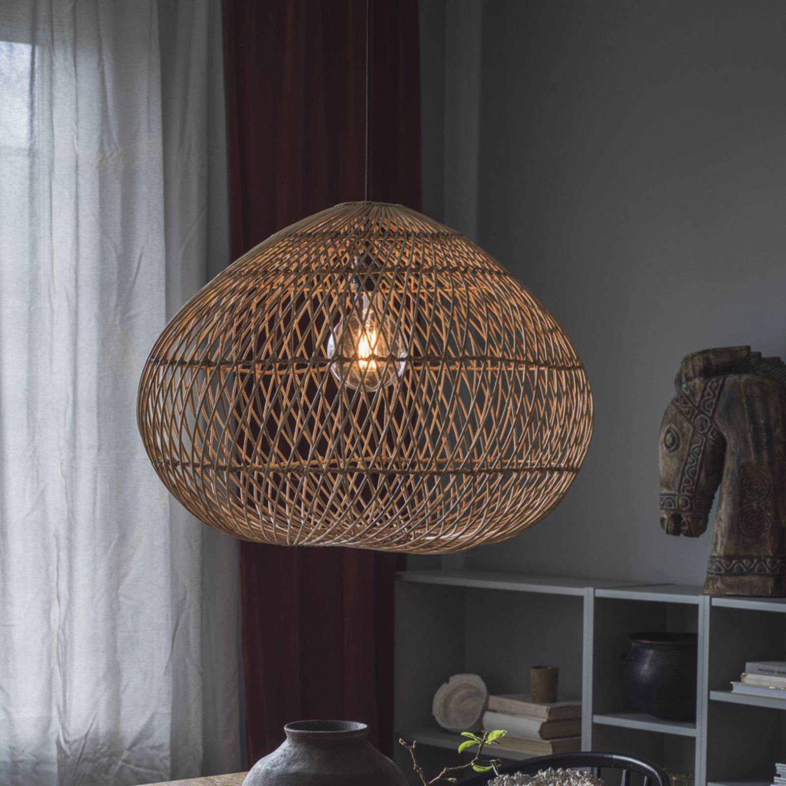PR Home PR Home Karen lampa wisząca rattanowy klosz  50cm