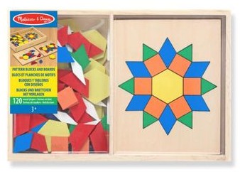 Melissa&Doug Melissa Drewniana Układanka Geometryczna 10029 10029 Melissa) 10029 MELISSA