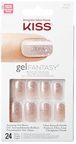 Kiss Żel Fantasy Nails   Rush Hour C, 1er Pack (1 X 24 sztuk) KGN07C