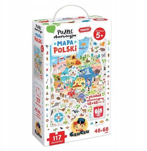 CzuCzu Puzzle obserwacyjne Mapa Polski