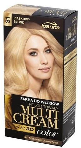 Joanna Multi Cream Color farba do włosów 31 Piaskowy Blond 62358-uniw