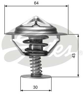 GATES Termostat, żrodek chłodzący TH05977G1