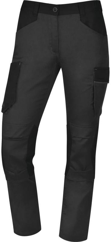 Delta-Plus M2PA3F - spodnie damskie robocze z poliestru i bawełny, gumka w talii po bokach, 7 kieszeni, 65% poliester, 35% bawełna, 245 g/m - XS-3XL