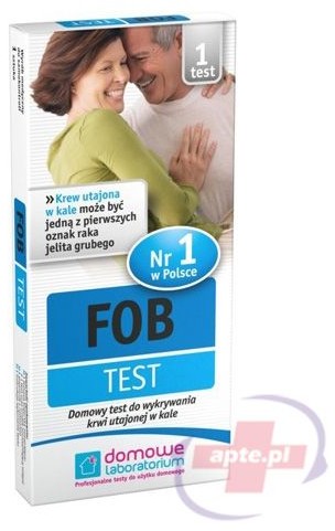 Hydrex Diagnostics Test FOB domowy test do wykrywania krwi utajonej w kale x1 sztuka