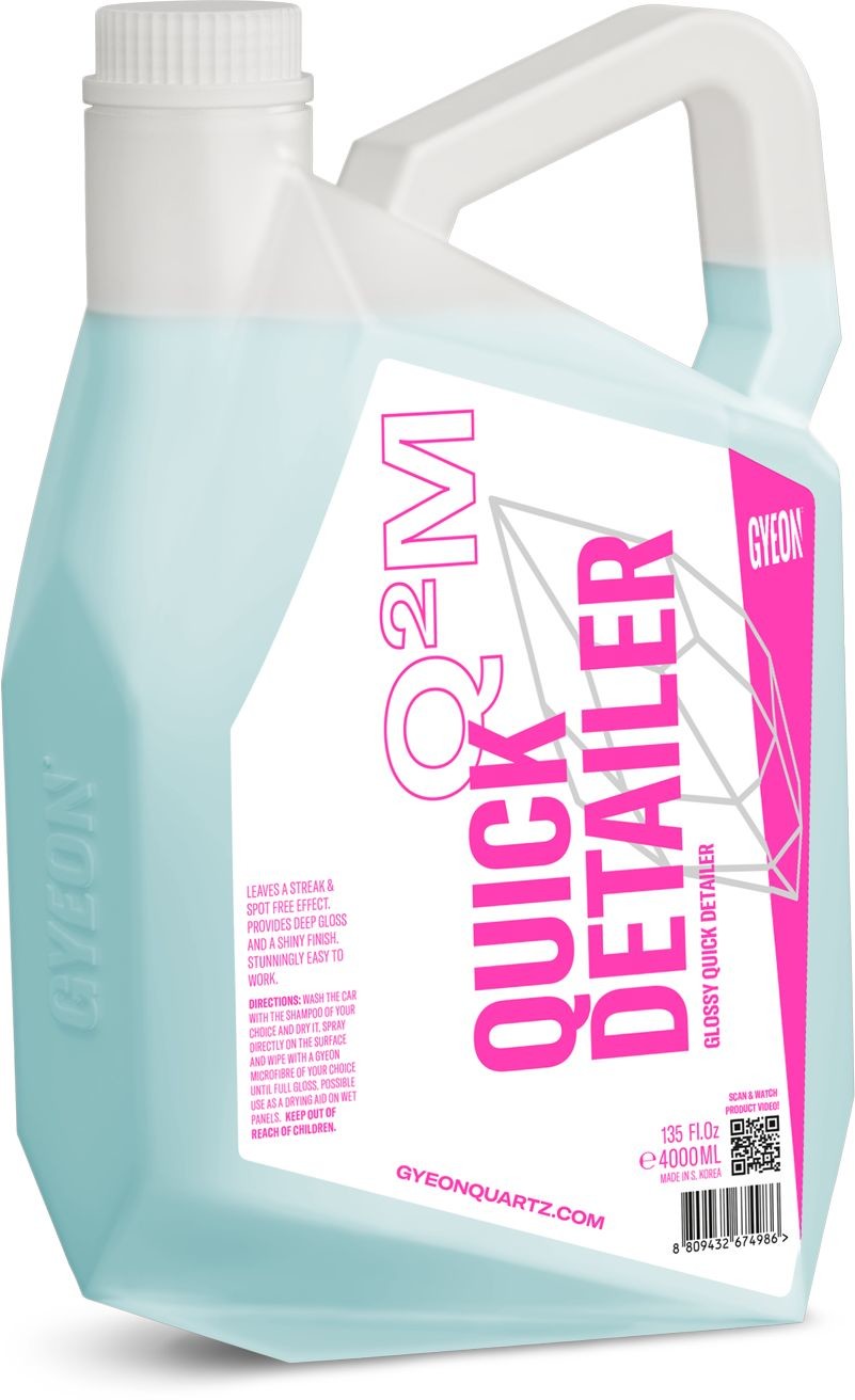 Gyeon Gyeon Q2M Quick Detailer  szybki i łatwy w aplikacji quick detailer, świetny połysk i śliskość 4L GYE000184
