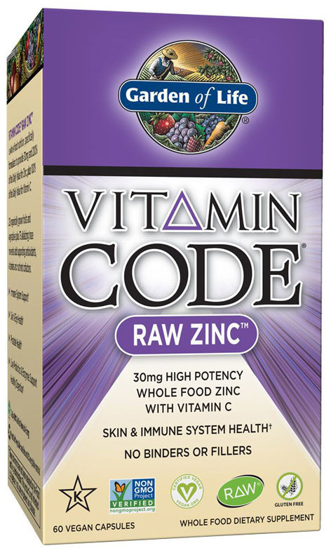 GARDEN OF LIFE GARDEN OF LIFE Vitamin Code Raw Zinc 60vegcaps