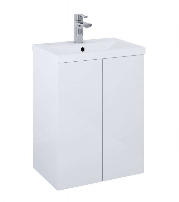 Elita Kido Umywalka z szafką 50 cm biały połysk 169098