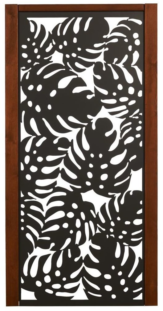 FOREST STYLE Panel osłonowy Zen monstera 90x180 cm metalowy Forest Style