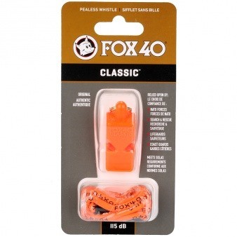 Fox Gwizdek sędziowski 40 Classic Safety pomarańczowy 9903-0308