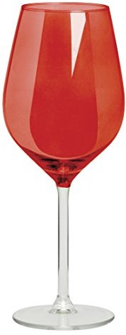 Excelsa Scratch kielich Color Wine CL 50, szkło, czerwony, 7 x 7 x 23 cm 49704