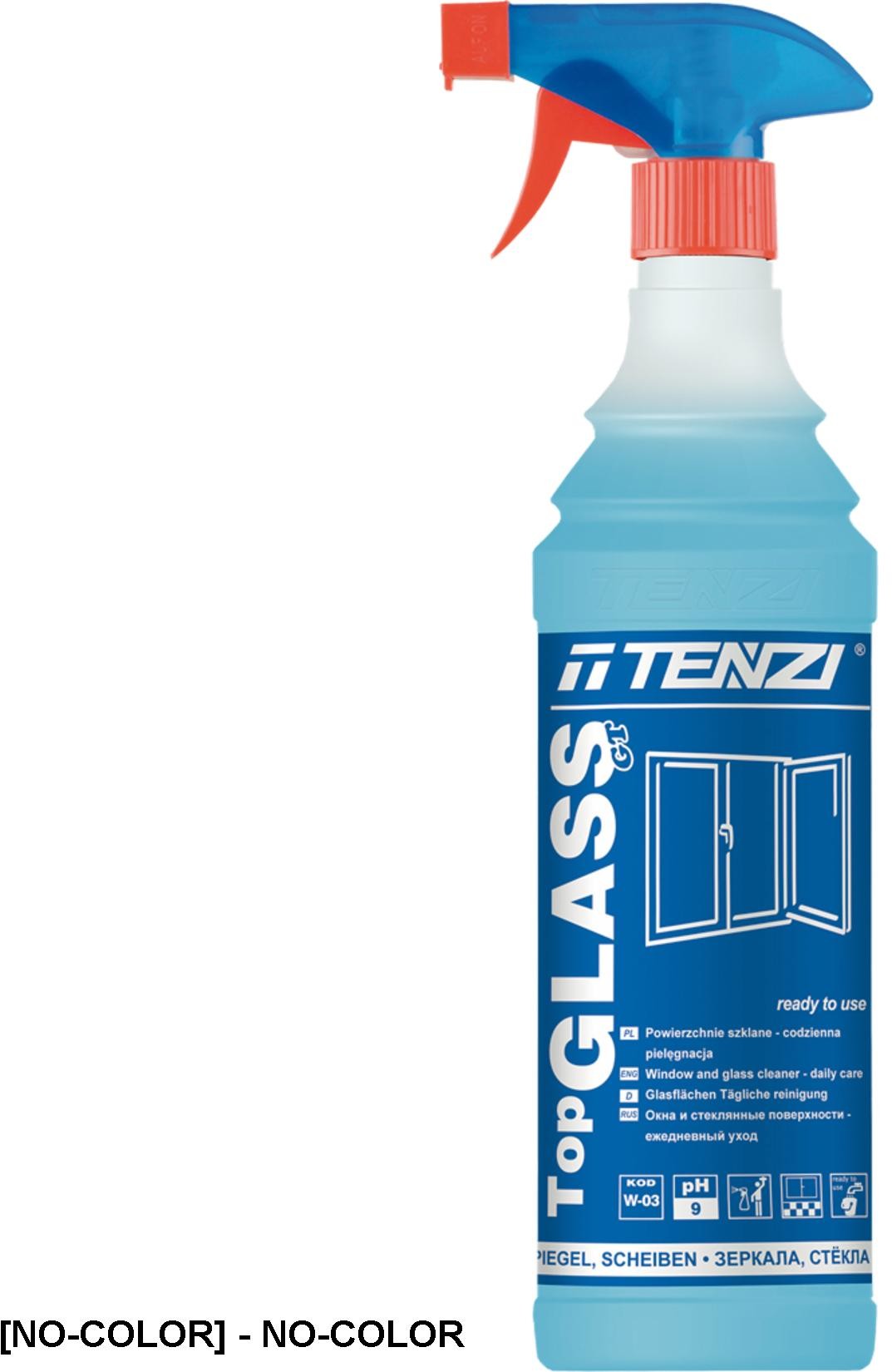 Tenzi TZ-TOPGLASSGT - Gotowy do użycia środek do codziennej pielęgnacji powierzchni szklanych. - 600 ml TZ-TOPGLASSGT