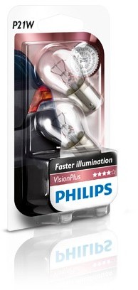 Philips Żarówka P 21W 12V (x2 blister) 12498VPB2