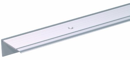 GAH-Alberts Profil ochronny krawędzi schodów, z otworem, aluminium, 1000 X 43 X 23 MM (490447)