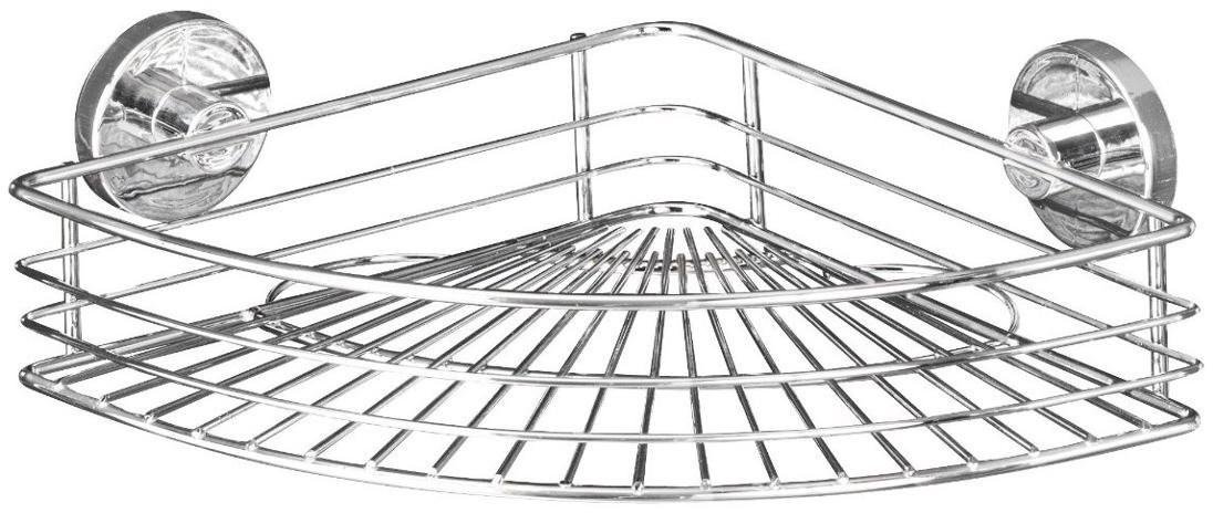 Wenko Narożna półka łazienkowa Bari Vacuum-Loc, 32x22x8,5 cm (20887100)