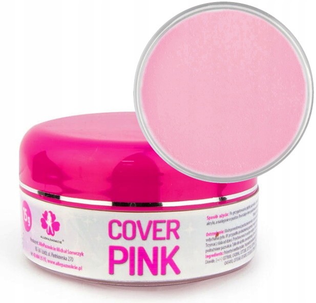 Akryl Proszek Puder Akrylowy 15 Gram Cover Pink