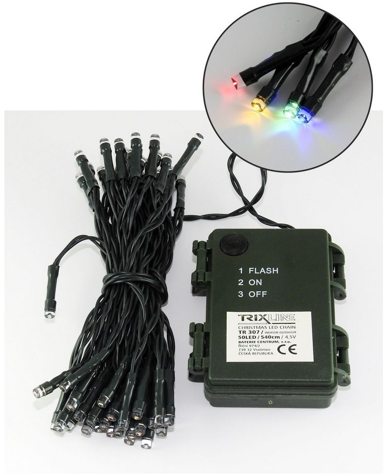 Baterie Centrum LED Zewnętrzny łańcuch świąteczny 10,8 m 100xLED/3xAA kolorowy