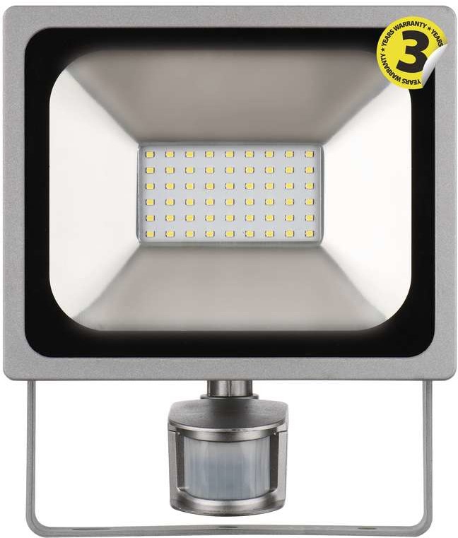 Emos Naświetlacz LED z czujnikiem ruchu PROFI 30W Szary ZS2730