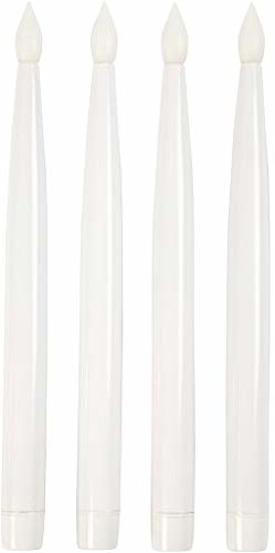Creativ Świeca LED, wysokość: 27,5 m, głębokość: 2 cm, biała, 4 szt 100263
