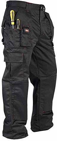 Lee Cooper Cooper męskie spodnie cargo Trouser, czarne, W32/L31 (Reg) LCPNT206