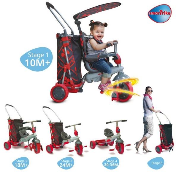 Smart Trike GO 5w1 czerwony STGTS70001 29358