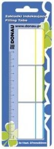 Donau Zakładki indeksujące 37x50 3k. z linijką