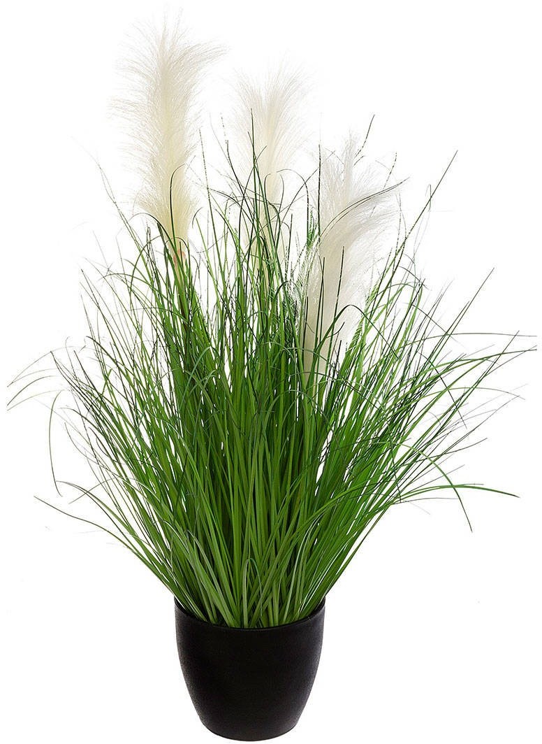 Atmosphera Sztuczna trawa w czarnej doniczce 70 cm 168665