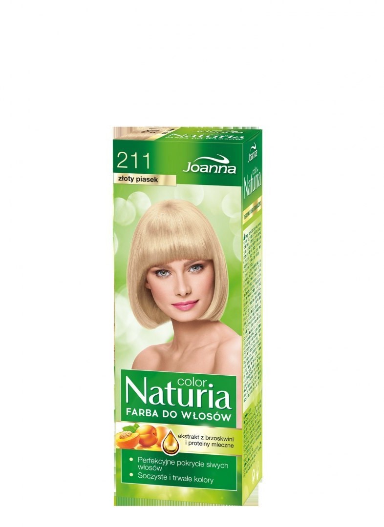 Joanna Naturia Color Farba do włosów nr 211-złoty piasek 150g 9173