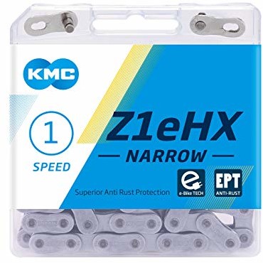 KMC Łańcuszek Z1eHX Narrow EPT 1/2 x 3/32', 128 ogniw, 7,8 mm (1 sztuka)
