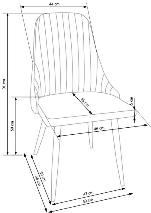 Halmar Krzesło K285 beżowy