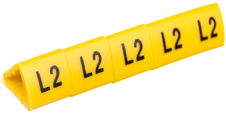 Ergom Oznacznik przewodów OZ-3/L2 żółty E04ZP-01020504800 100szt. 01020504800