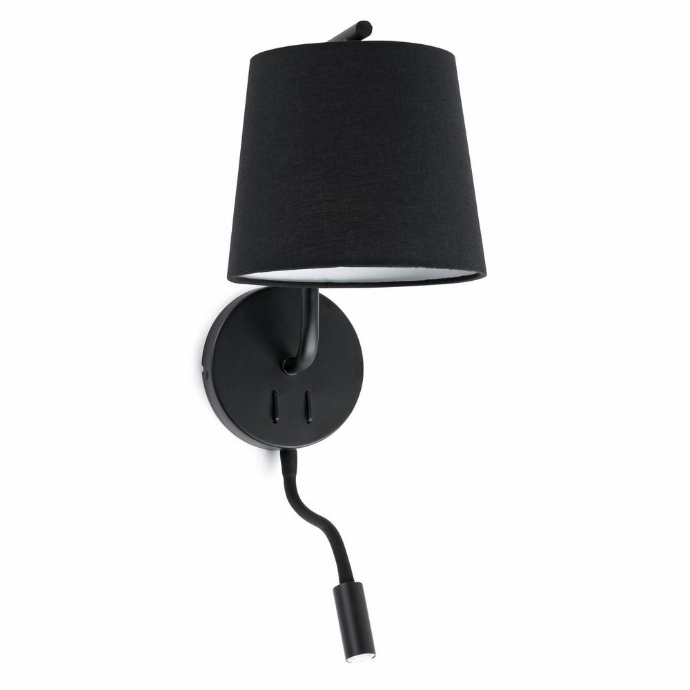 Faro Barcelona 29330 - LED Lampka ścienna BERNI 1xE27/20W/230V + 1xLED/3W