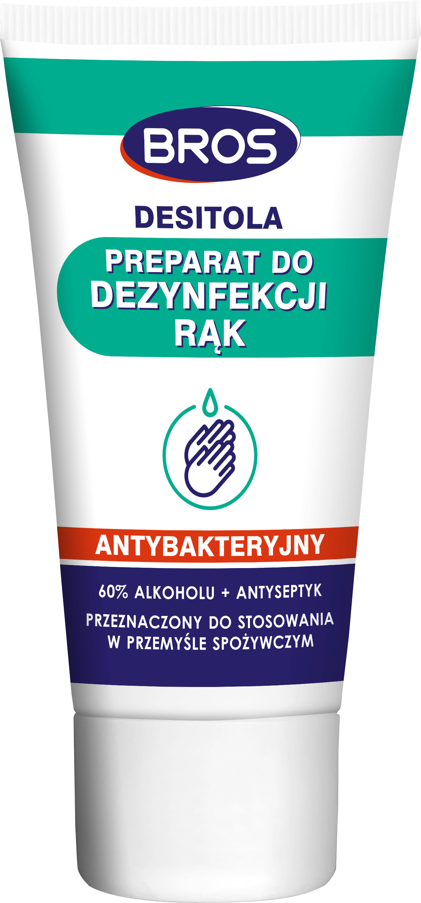 Bros Bros Desitola Żel antybakteryjny do dezynfekcji rąk - 50 ml BRO2334