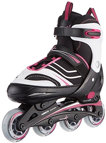 authentic sports & toys GmbH Muuwmi regulowany inliner dla dziewcząt, rozmiar 29-32, wielokolorowa, 33-36